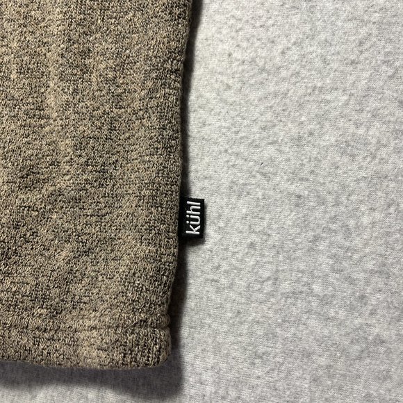 Alf Sweater Womens Medium Brown Fleece Pullover Mock Neck Long Sleeve Solid - Picture 7 of 10